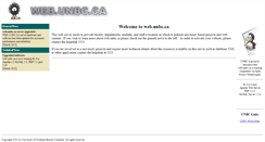 Desktop Screenshot of jdc.unbc.ca