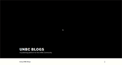 Desktop Screenshot of blogs.unbc.ca