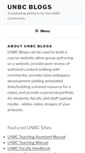 Mobile Screenshot of blogs.unbc.ca