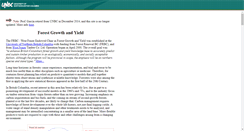 Desktop Screenshot of forestgrowth.unbc.ca